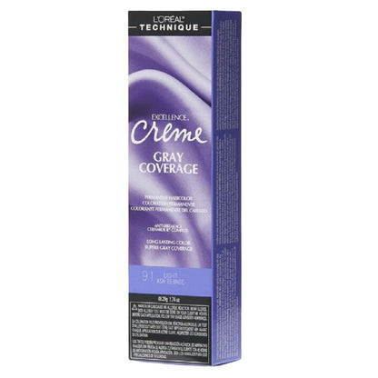 Loreal Professional Excellence Creme Hair ColorHair ColorLOREALColor: 9.1 Light Ash Blonde