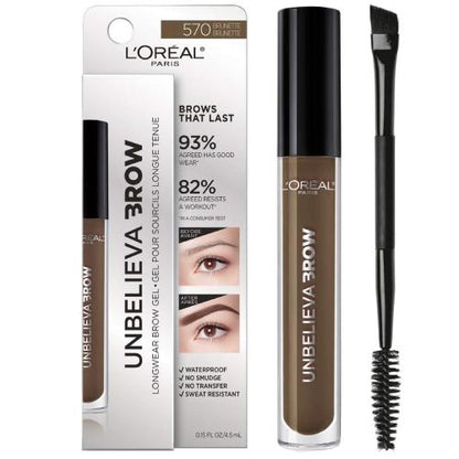 Loreal Unbelieva-Brow Long Lasting Eyebrow GelEyebrowLOREALColor: Brunette