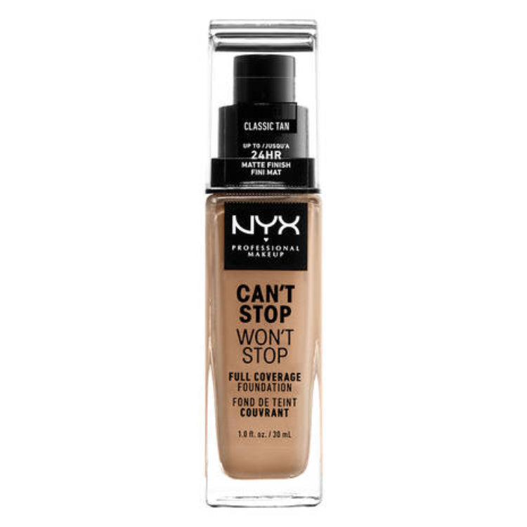 NYX Professional Can't Stop Won't Stop 24 Hour FoundationFoundationNYX PROFESSIONALColor: Classic Tan