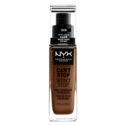 NYX Professional Can't Stop Won't Stop 24 Hour FoundationFoundationNYX PROFESSIONALColor: Cocoa