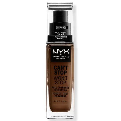 NYX Professional Can't Stop Won't Stop 24 Hour FoundationFoundationNYX PROFESSIONALColor: Deep Cool