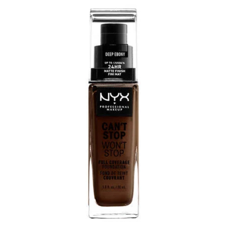 NYX Professional Can't Stop Won't Stop 24 Hour FoundationFoundationNYX PROFESSIONALColor: Deep Ebony