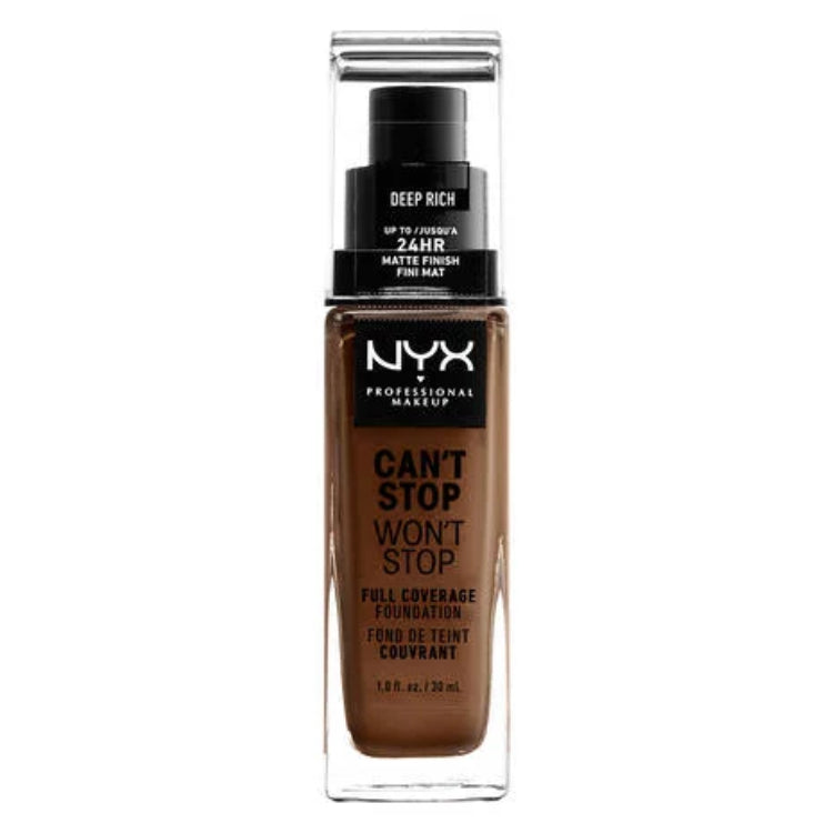 NYX Professional Can't Stop Won't Stop 24 Hour FoundationFoundationNYX PROFESSIONALColor: Deep Rich