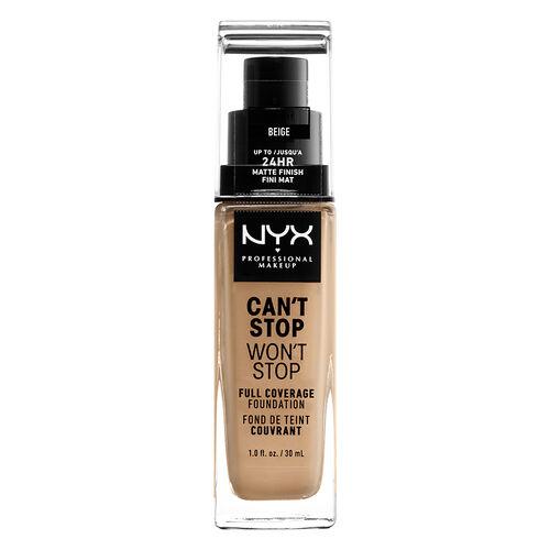 NYX Professional Can't Stop Won't Stop 24 Hour FoundationFoundationNYX PROFESSIONALColor: Beige