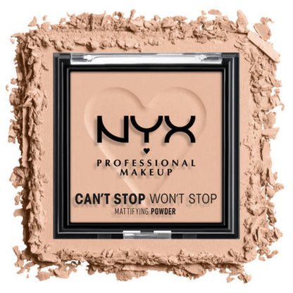 NYX Professional Can't Stop Won't Stop Mattifying PowderPowderNYX PROFESSIONALColor: Medium