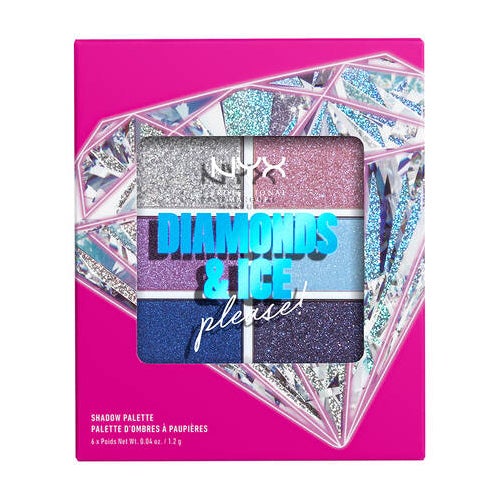 NYX Professional Diamonds + Ice Shadow Pallet-Sky GemsFace MakeupNYX PROFESSIONAL