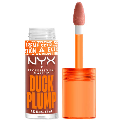 NYX Professional Duck Plump High Pigment Plumping Lip Gloss-Brown of Applause