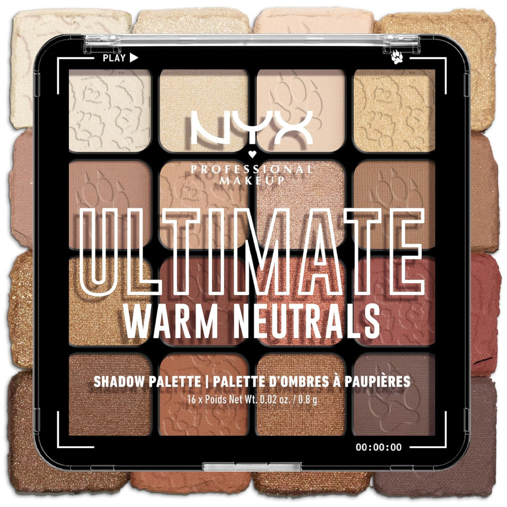 NYX Professional Ultimate Shadow Palettte-Warm Neutrals