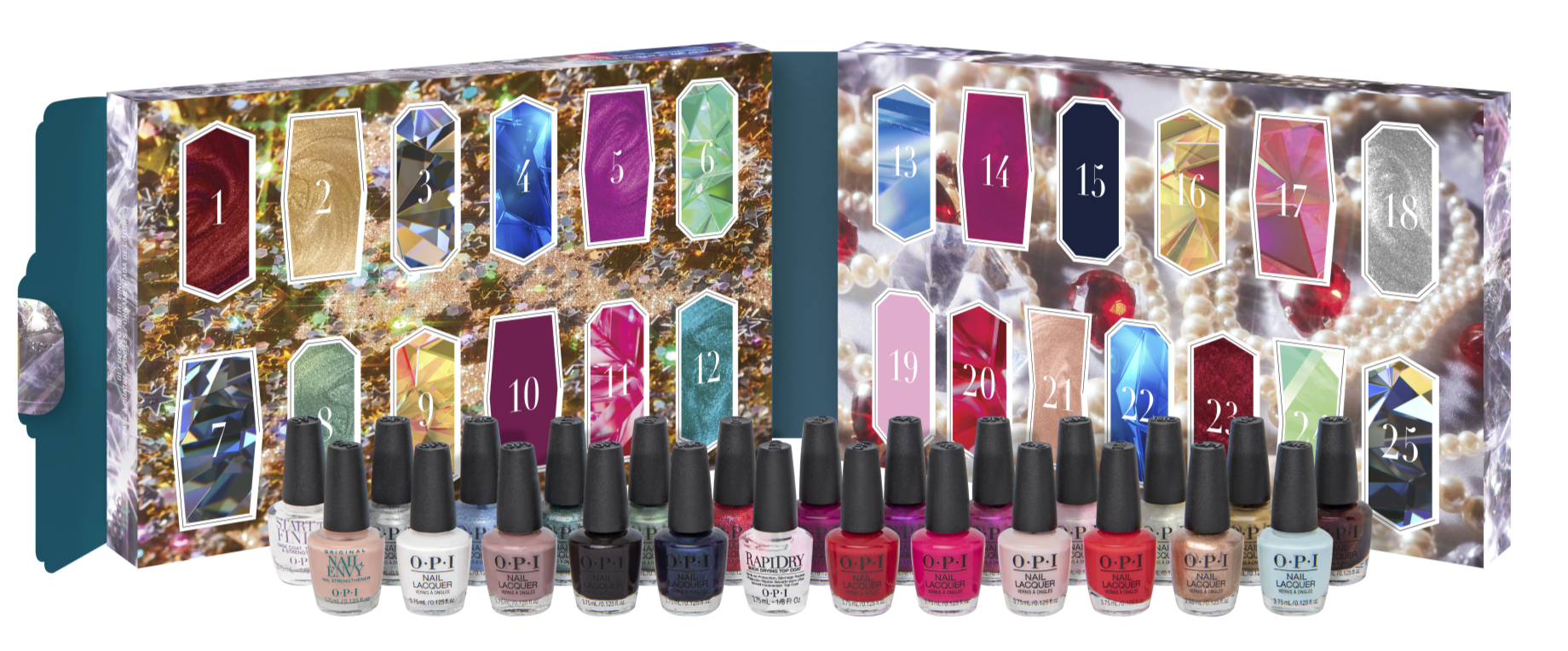 OPI Holiday 22 Nail Lacquer Mini 25 pc Advent CalendarNail PolishOPI