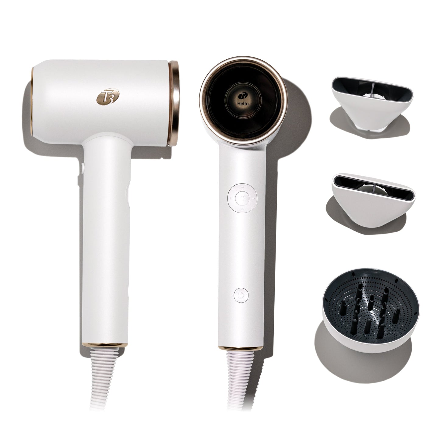 T3 Aire IQ Smart Intelligent Hair Dryer- White