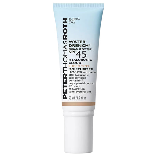 Peter Thomas Roth Water Drench Broad Spectrum Spf45 Hyaluronic Sheer Tint Moisturizer 1.7 oz