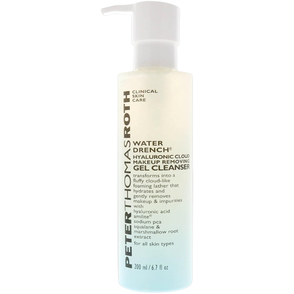 Peter Thomas Roth Water Drench Hyaluronic Makeup Removing Gel Cleanser 6.7 oz