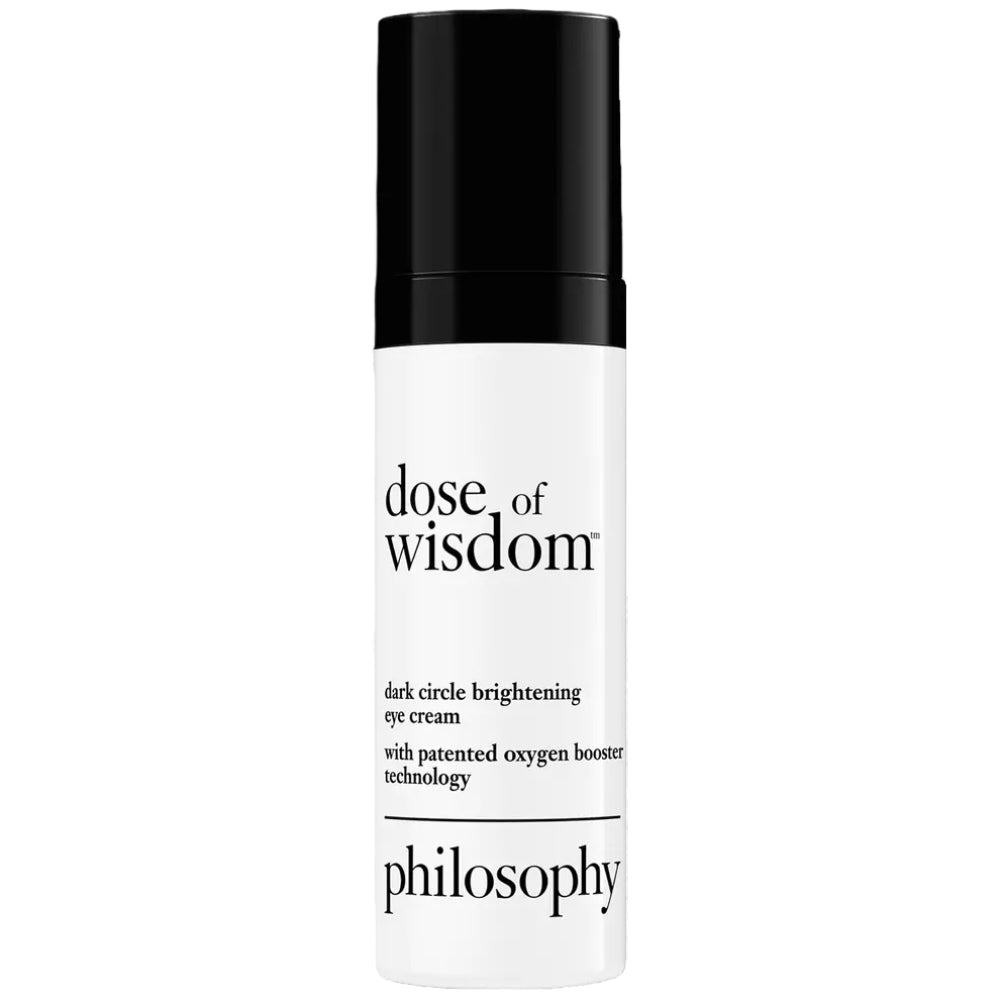 Philosophy Dose of Wisdom Dark Circle Brightening Eye Cream .5 oz