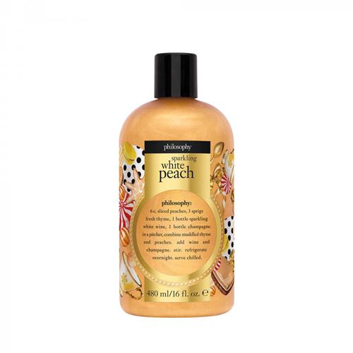 Philosophy Sparkling White Peach Holiday Shower Gel 16 ozBody CarePHILOSOPHY