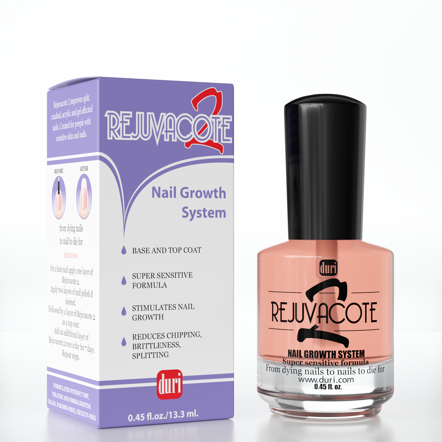 Duri Rejuvacote 2 Formaldehyde Free .61 ozNail CareDURI