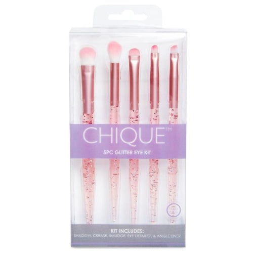 Royal Brush Chique 5 Pcs Everyday Face Set Purple MultiglitterCosmetic BrushesROYAL BRUSH