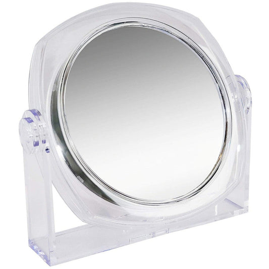 Rucci 1X/10X Magnifying Double-Sided Clear Acrylic Tabletop Mirror