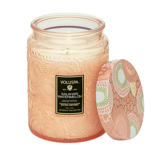 Voluspa Large Jar Candle Kalahari Watermelon 18 ozCandlesVOLUSPA