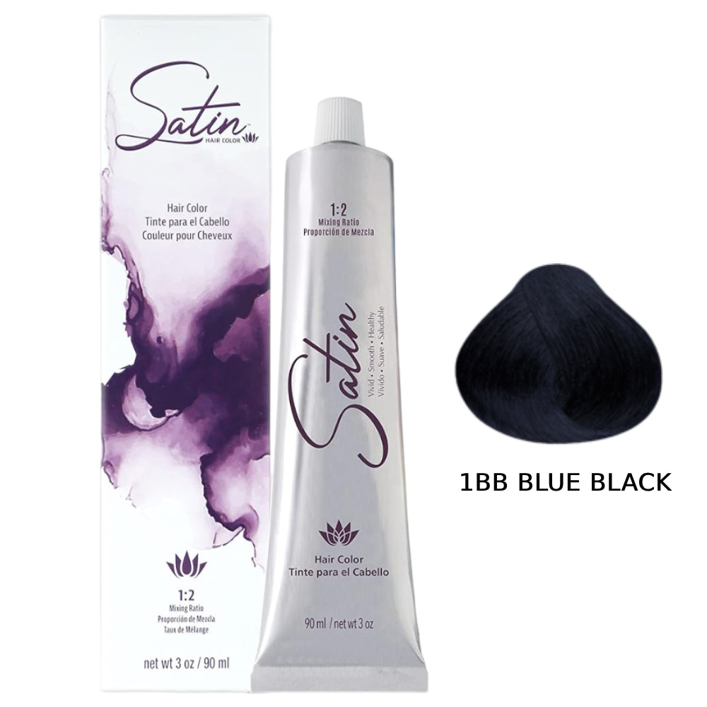 Satin Hair Color 3 oz - 1BB Blue Black