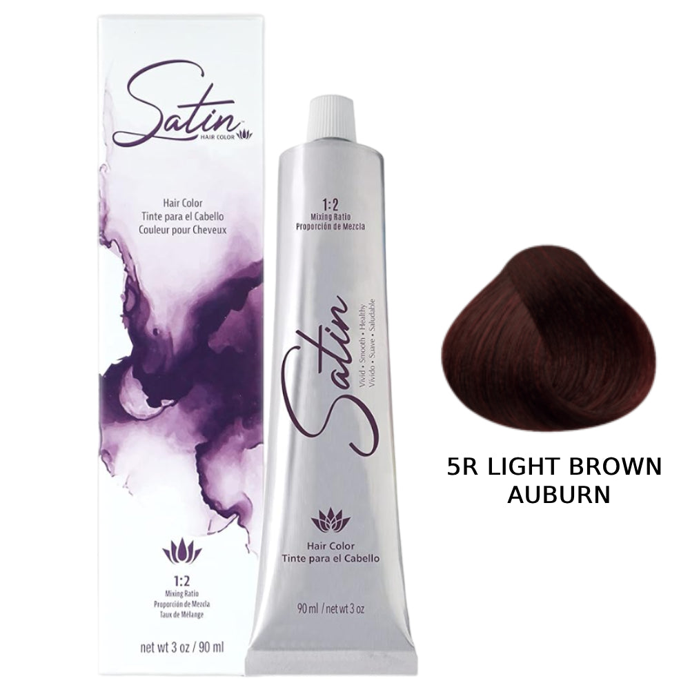 Satin Hair Color 3 oz - 5R Light Brown Auburn