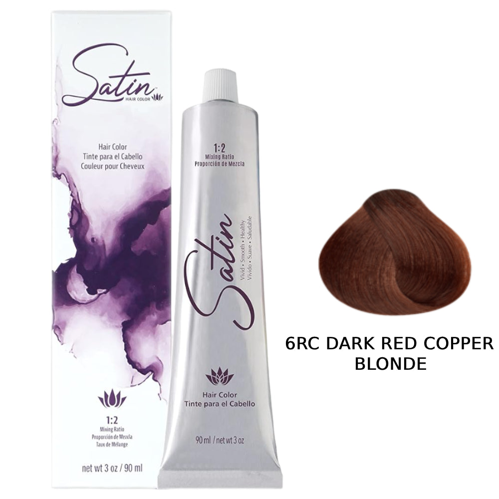 Satin Hair Color 3 oz - 6RC Dark Red Copper Blonde