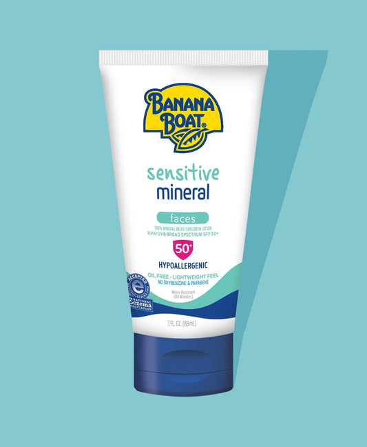 Banana Boat Simply Protect Sensitive Skin Sunscreen Spf 50 Faces 3 ozSun CareBANANA BOAT