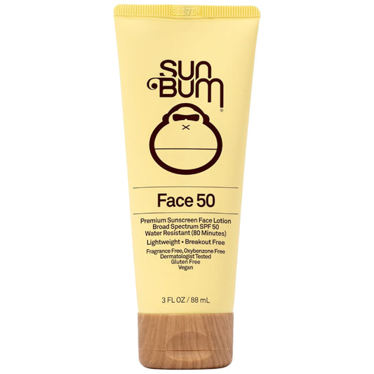 Sun Bum SPF 50 Clear Face Sunscreen Lotion 3 oz