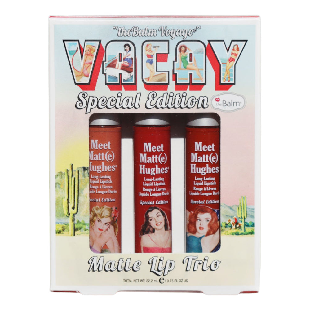 The Balm Vacay Matte Lip Trio