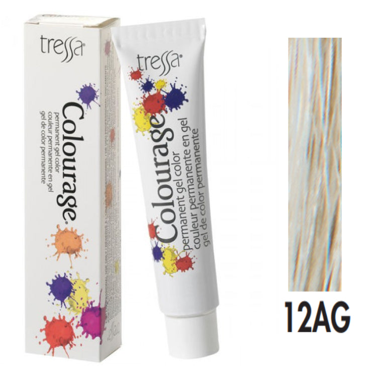 Tressa Colourage GelHair ColorTRESSAColor: 12AG Super Ultra Light Ash Blonde