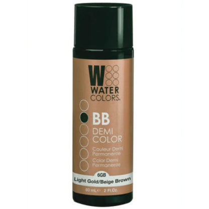Tressa Watercolors BB Demi-Permanent Hair ColorHair ColorTRESSAColor: 6GB Light Golden Beige Brown