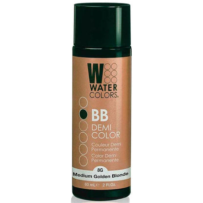 Tressa Watercolors BB Demi-Permanent Hair ColorHair ColorTRESSAColor: 8G Medium Golden Blonde