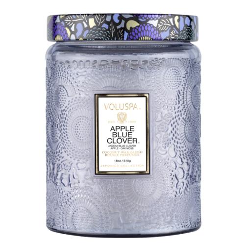 Voluspa Large Jar Candle Apple Blue Clover 18 ozCandlesVOLUSPA