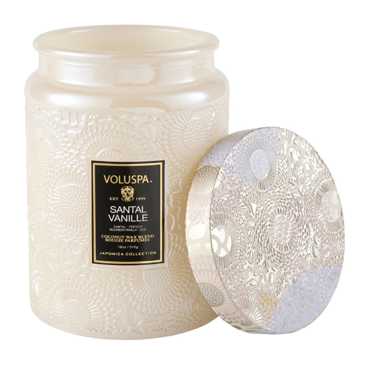 Voluspa Large Jar Candle Santal Vanille 18 ozCandlesVOLUSPA