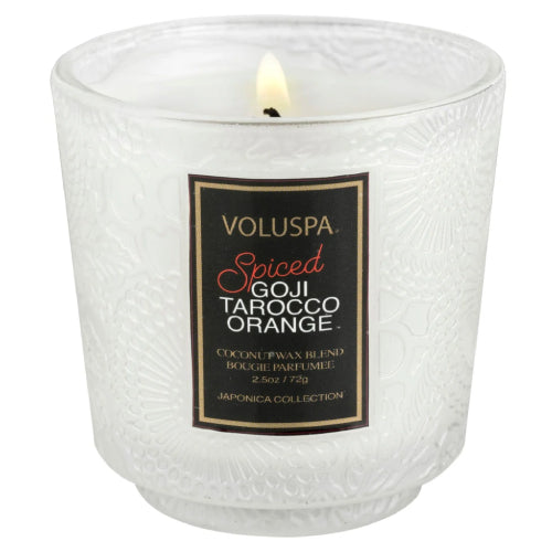 Voluspa Petite Pedestal Candle-Goji Tarocco OrangeCandlesVOLUSPA