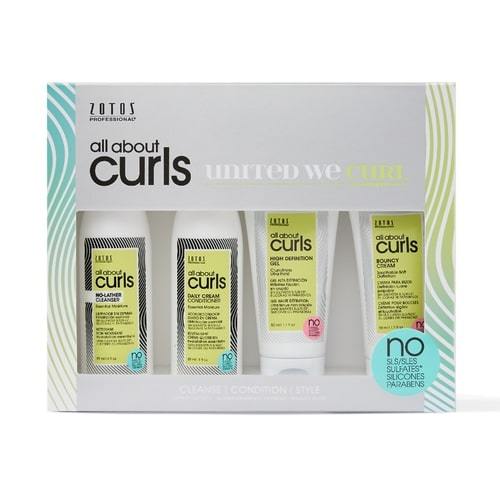 Zotos All About Curls Starter Kit 4-pcHair ShampooZOTOS