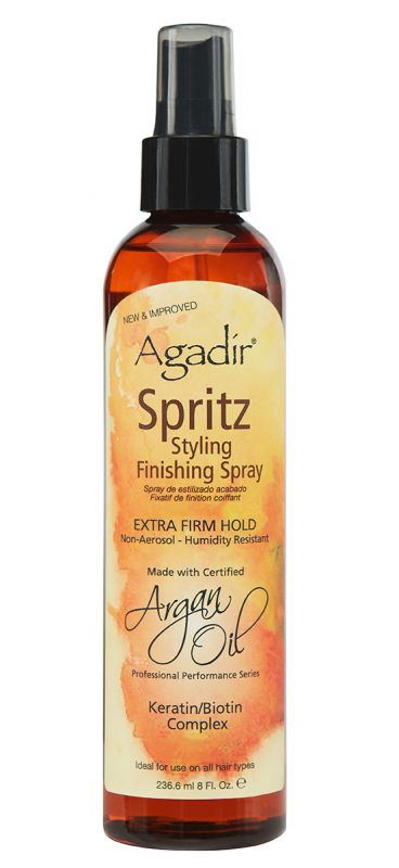 AGADIR ARGAN OIL SPRITZ STYLING FINISHING SPRAY 8 OZHair SprayAGADIR