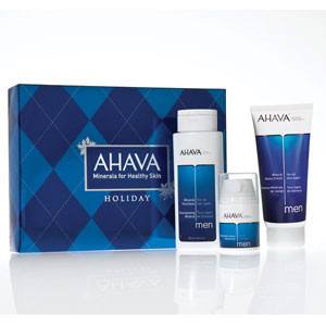 AHAVA MINERAL COLLECTION FOR MEN 3 PC $55 VALAHAVA