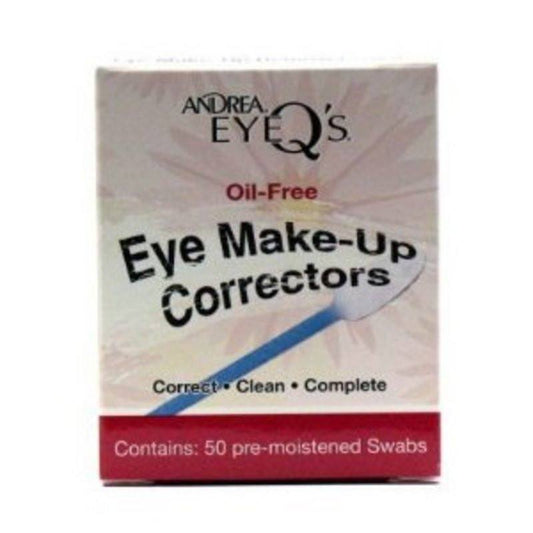 ANDREA EYE MAKE UP CORRECTOR SWABS OIL/FREE 50 CT.Makeup RemoversANDREA