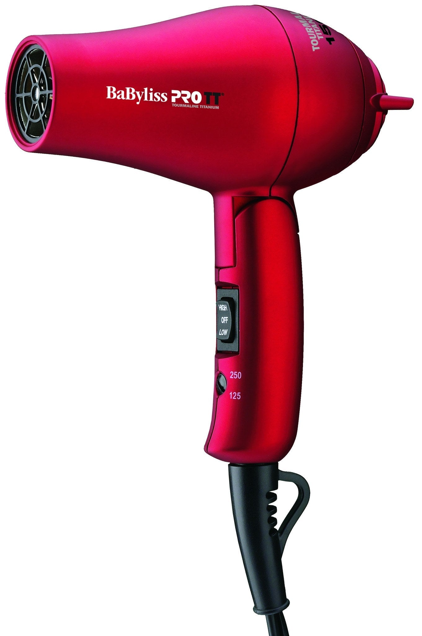 BABYLISS PRO HAIR DRYER TT TOURMALINE TITANIUM TRAVEL DRYER-REDHair DryerBABYLISS PRO