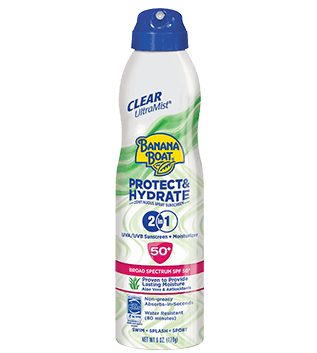 Banana Boat Clear Ultra Mist 2 In 1 SPF50+ 6 ozSun CareBANANA BOAT