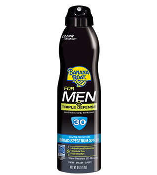 Banana Boat For Men Clear Ultra Mist SPF30 6 ozSun CareBANANA BOAT