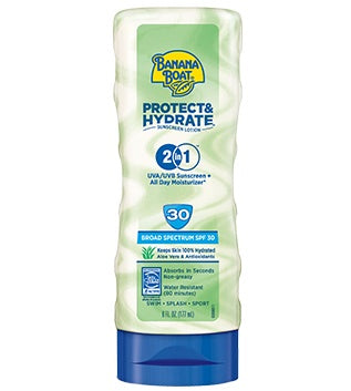 BANANA BOAT PROTECT + HYDRATE 2 IN 1 SUNSCREEN SPF30 6 OZ.Sun CareBANANA BOAT