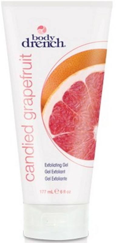 BODY DRENCH FRUITY TREAT CANDIED GRAPEFRUIT EXFOLATING GEL 6 OZBody CareBODY DRENCH