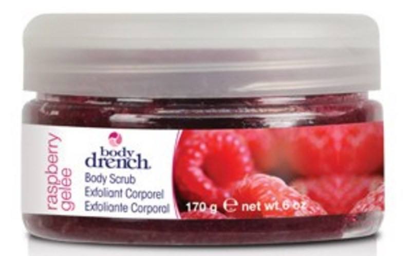 BODY DRENCH FRUITY TREATS RASPBERRY GELEE BODY SCRUB 6 OZBody CareBODY DRENCH