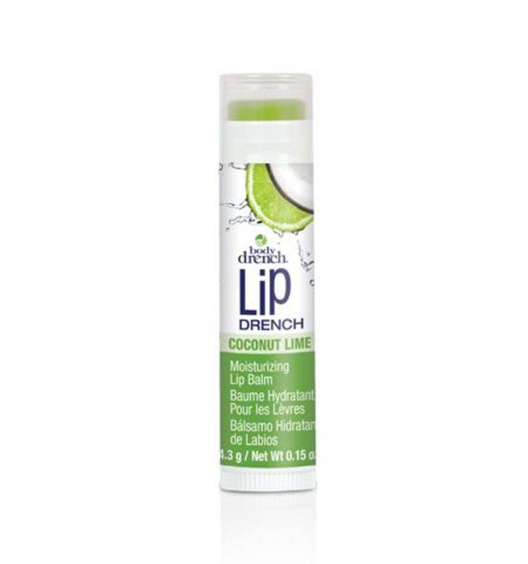 BODY DRENCH LIP DRENCH MOISTURIZING FRUITY LIP BALM COCONUT LIME .15 OZBODY DRENCH