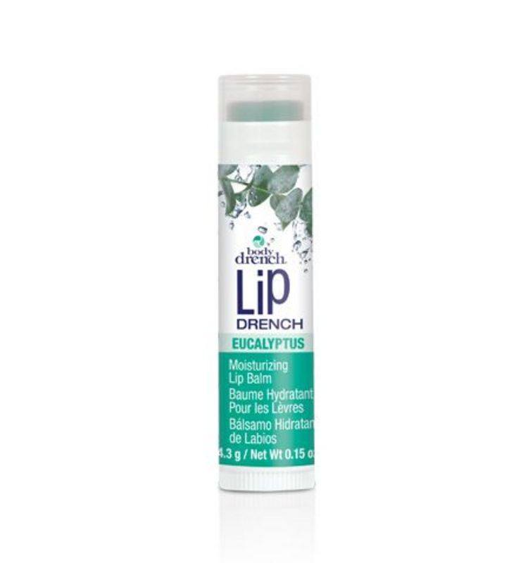 BODY DRENCH LIP DRENCH MOISTURIZING FRUITY LIP BALM EUCALYPTUS .15 OZBODY DRENCH