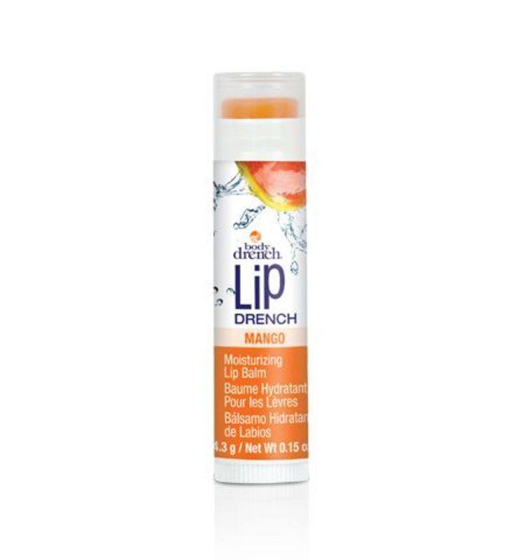 BODY DRENCH LIP DRENCH MOISTURIZING FRUITY LIP BALM MANGO .15 OZBODY DRENCH