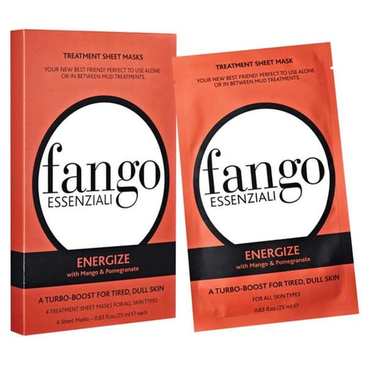 Borghese Fango Essenziali Energize Treatment Sheet Mask 4 PackSkin CareBORGHESE