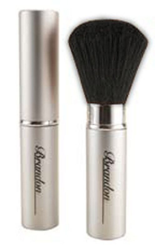 BRANDON SILVER RETRACTABLE BLUSH BRUSHCosmetic BrushesBRANDON