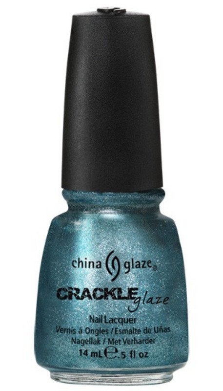 CHINA GLAZE CRACKLE GLAZE NAIL LACQUER #1047 OXIDIZED AQUA .5 OZCHINA GLAZE